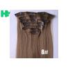 Buy cheap Colored Clip In Synthetic Hair Extensions Fake Hair Wigs For White Women from wholesalers