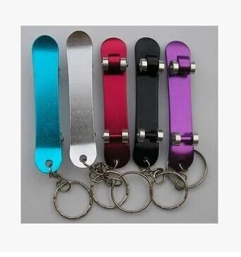 Buy cheap New creative gift product metal Skate chute board bottle opener keychain keyrings from wholesalers