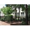 Buy cheap Q235 Crimp Top 6ft High Steel Tubular Fencing For Yard from wholesalers