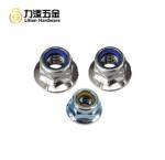 Nonstandard SS Nylock Nut , Lock Nut With Washer M12 M22 M28 DIN6923