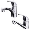 Buy cheap Zinc Brushed Chrome Basin Taps Single Hole Bathroom Faucet Cold Only from wholesalers