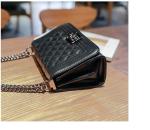Summer Chain Crossbody Bags Plaid Pu Leather Square Handbags For Ladies