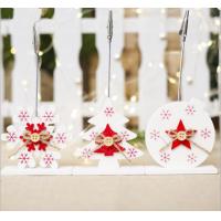 Buy cheap 3D Wooden Christmas Gift Christmas Snow Hanging Decoration product