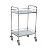 Buy cheap Stainless Steel Fan Shape Instrument Trolley , Hospital Cart from wholesalers