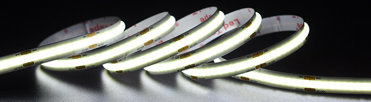 Waterproof LED Tape Light Under Cabinet COB Dotless Outdoor 12V 24V 2700K 3000K 5000K