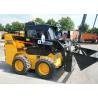 Buy cheap Bobcat Attachments Full Hydraulic Compact Wheel Loader , 70HP Power Loader Skid Steer from wholesalers