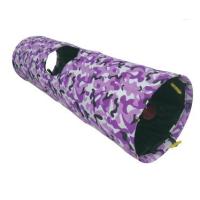 Buy cheap Collapsible Peephole Purple Polyester Long Cat Tunnel product