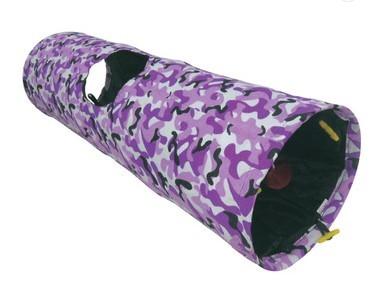Buy cheap Collapsible Peephole Purple Polyester Long Cat Tunnel from wholesalers