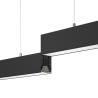 Buy cheap Aluminum PC LED Linear Pendant Office Up/down Wall Light with 110° Beam Angle from wholesalers