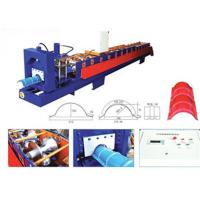 Buy cheap Aluminum Ridge Cap Roll Forming Machine , Glazed Tile Roll Forming Machine product