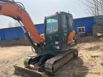 Used 2020 Doosan DX60-9C Excavator 6Ton Well-Maintained For Landscaping Utility