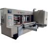 Buy cheap Single Slotting Carton Folding Machine Pneumatic Flapping For Cardboard High Speed from wholesalers