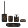 Buy cheap Athens Gold Flower Marble Bathroom Accessories Sets With Chrome Parts from wholesalers