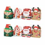 Silk Screen Printing Christmas Single Muffin Packaging Boxes 22g