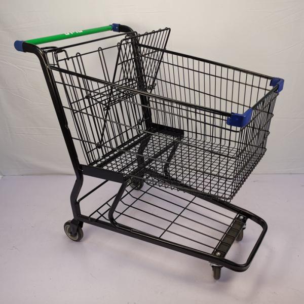 Buy cheap Multifunctional Supermarket Shopping Trolley Electrophoresis Metal Shopping Cart from wholesalers