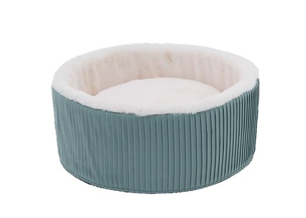 Buy cheap Xxl Round Luxury Fluffy Doughnut Dog Bed Large Pleated Soft Warm Furry Soothing from wholesalers
