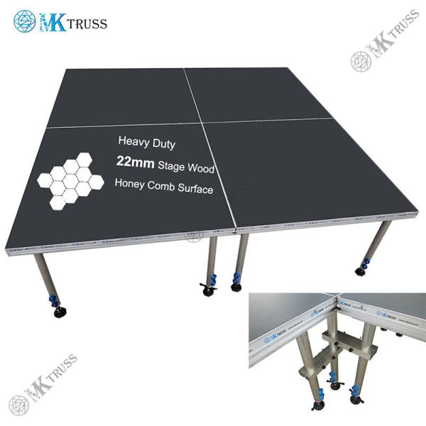 1200*2400mm Anti-slip Aluminium Frame Mobile Stage Platform for Outdoor
