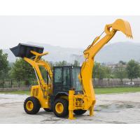 Buy cheap 4WD heavy wheel loader with backhoe 7000kg WZ30-25 80kw / 110HP Power product