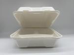9 Inch 3 Compartment Biodegradable Takeout Food Containers