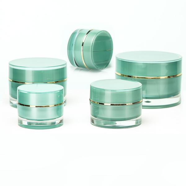 Buy cheap Acriylic PP Plastic Double Wall Cream Jar 10g 20g 30g from wholesalers