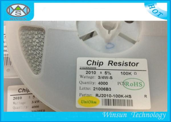 2010 Metal Oxide Film Resistor High Efficiency SMD Power Resistor For Instrument