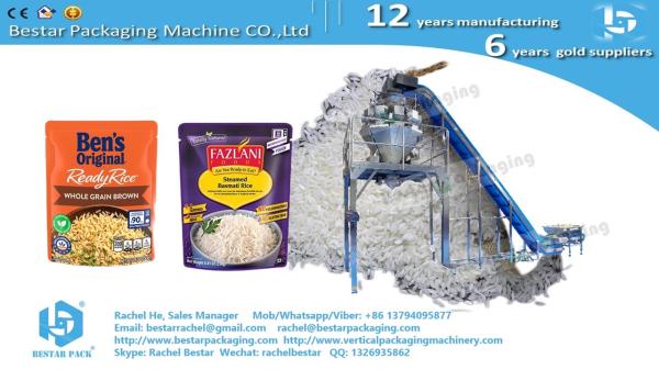 Buy cheap Bestar semi automatic packaging machine for granules with 14 heads weigher from wholesalers