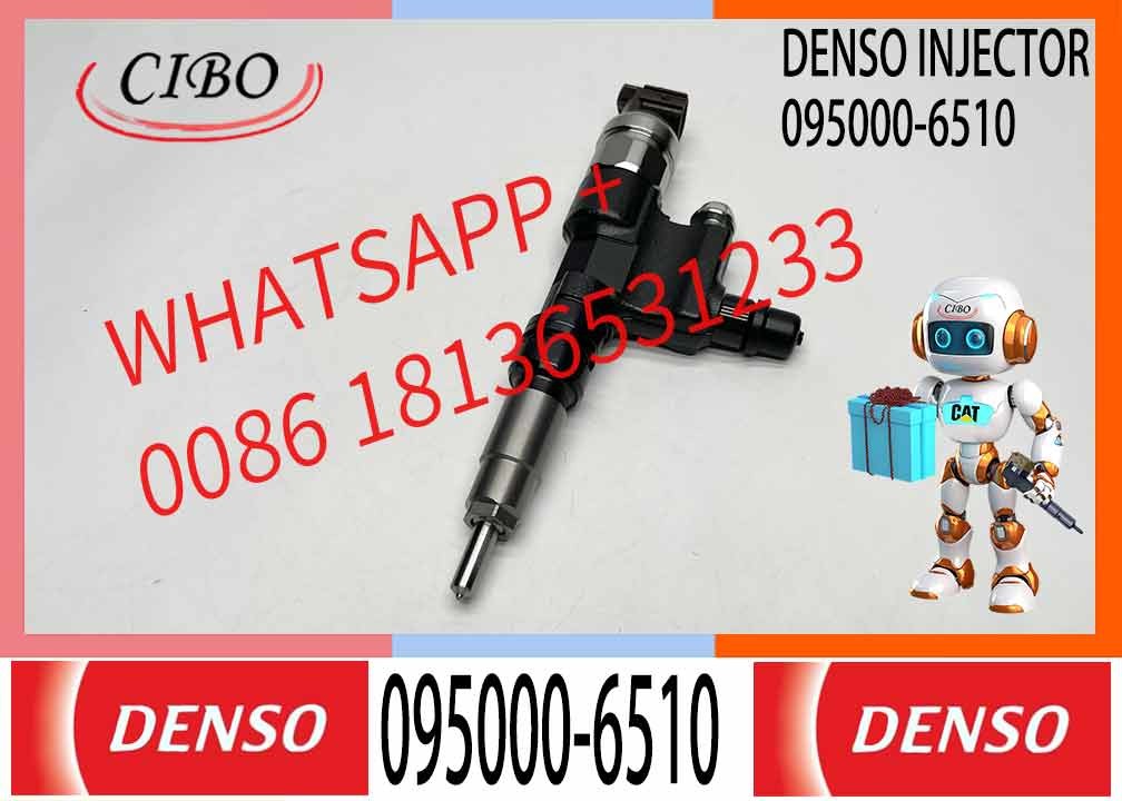 Common Rail Diesel Engine Injector 095000-6510 Fuel Injector Assembly 23670-E0080 For Toyota Hino N04C