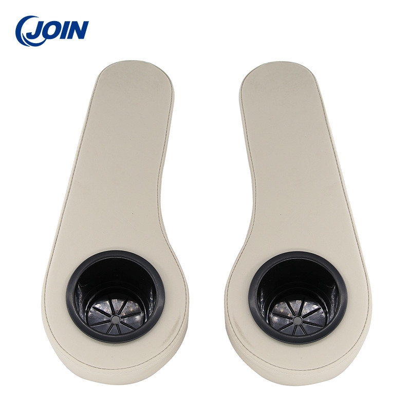 Plastic Golf Cart Rear Seat Armrest Cup Holder Kit A Pair Customized