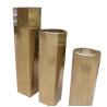 Buy cheap Luxury modern stainless steel planters and barrel mold flower pots from wholesalers