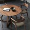 Buy cheap Dia 120cm Round Wooden Dining Table And Chair Set For Courtyard Villa from wholesalers