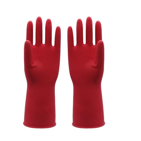 Buy cheap No Chemical Residue 310mm Rubber Cleaning Gloves 60g from wholesalers