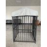 Buy cheap Outdoor Dog Kennel Heavy Duty Metal Frame Fence Dog Cage Outside Pen Playpen Dog Run House with Roof from wholesalers