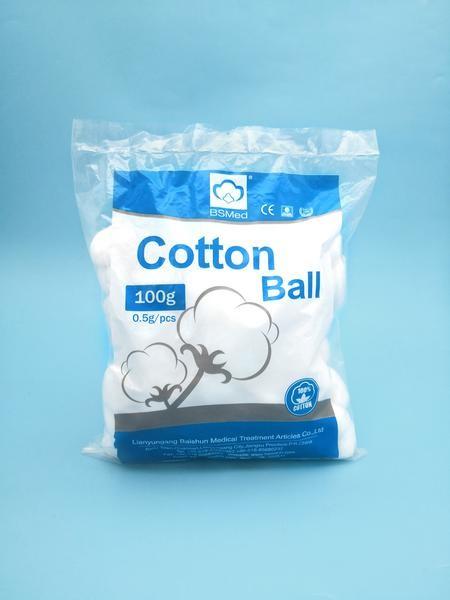 Buy cheap Soft Touch and Compressed Hydrophilic Customized Cotton Balls from wholesalers
