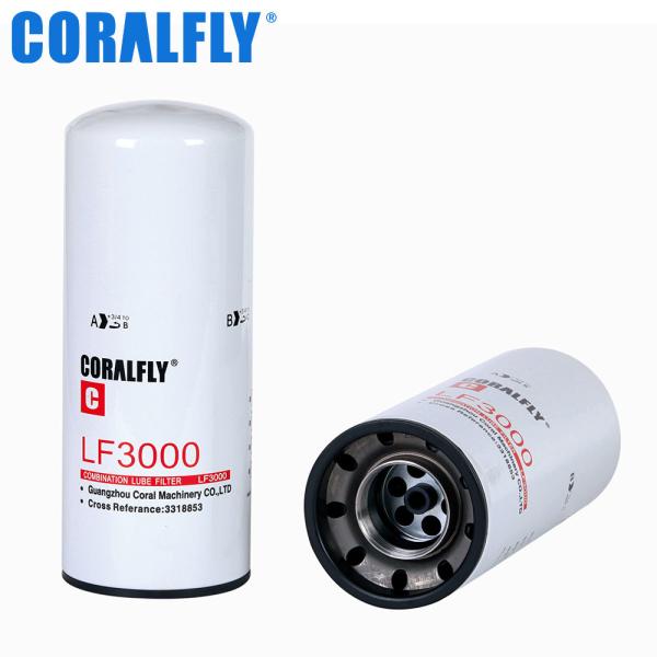 Buy cheap Length 296mm Fleetguard LF 3000 Oil Filter 149psi from wholesalers