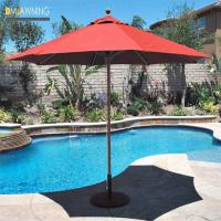 Buy cheap Red Pop Up Outdoor Patio Umbrella 2.5m Beach Umbrella For Swimming Pool product