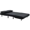 Buy cheap Pu Leather Folding Chair Sofa Bed Black White With Metal Legs from wholesalers