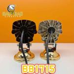 Aluminum Skull 12V 2 Eyes White Yellow Dual Color Flash Silvery Black For