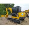 Buy cheap PC56 5300kg Used Compact Excavators Second Hand Komatsu Excavator 0.22m3 Bucket from wholesalers