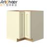 Buy cheap Skinny Shaker Cabinets in Oak Color Made of Solid Birch Wood for Customized Kitchen Design from wholesalers