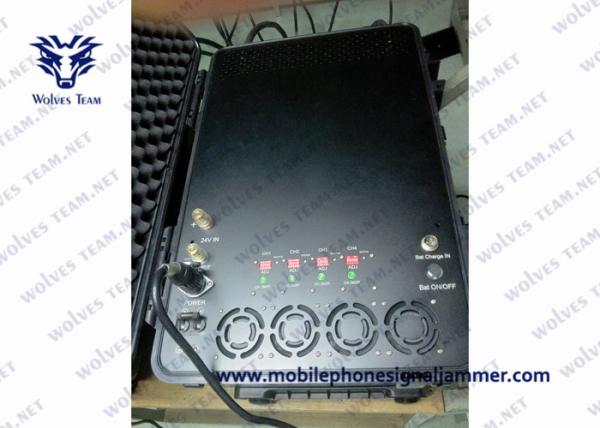 Military Durable 4G WIFI GPS Cell Phone Signal Jammer Waterproof Outdoor Prison