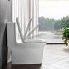 Buy cheap Dual Flush Elongated One Piece Commode Seat Included from wholesalers