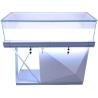 Buy cheap LED Light Modern Jewelry Display Cases 8mm Ultra White Tempered Glass from wholesalers