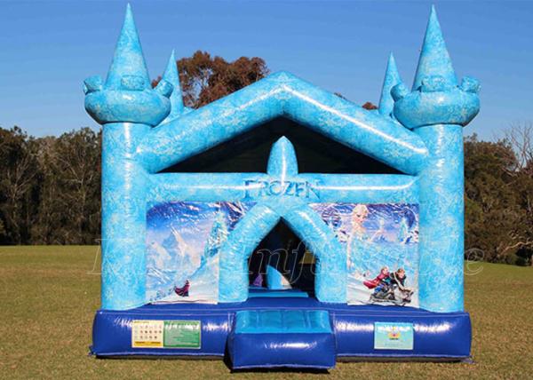 Frozen Inflatable Bouncer Bouncy Castle Commercial PVC Bounce House For Kids