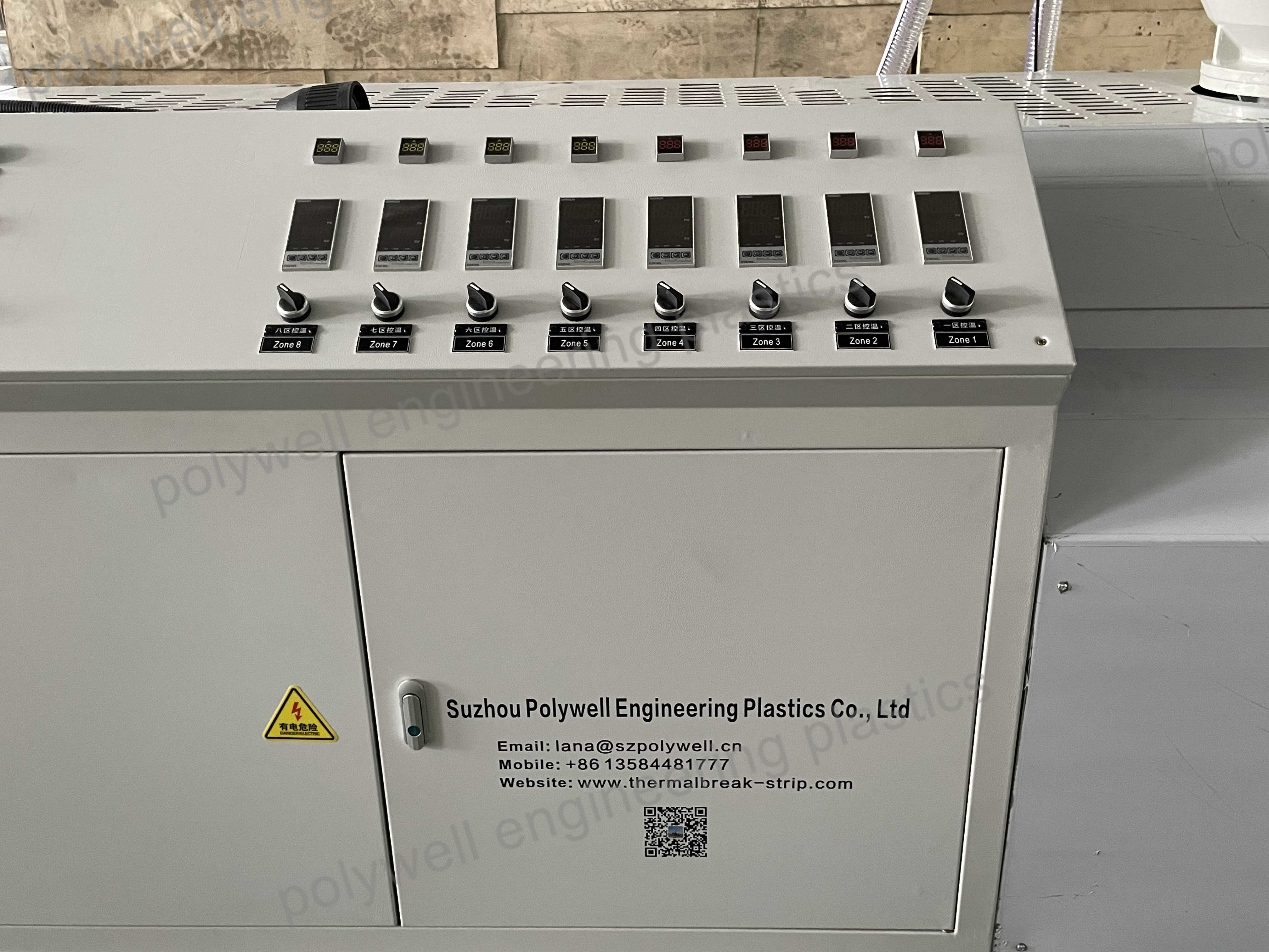 Polyamide 66 Strip Extruder Machine Single Screw Extruder Polymer Extruder Machine
