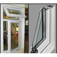 Buy cheap Double Glazing UPVC PVC Awning Window Impact Glass Windows Customized product