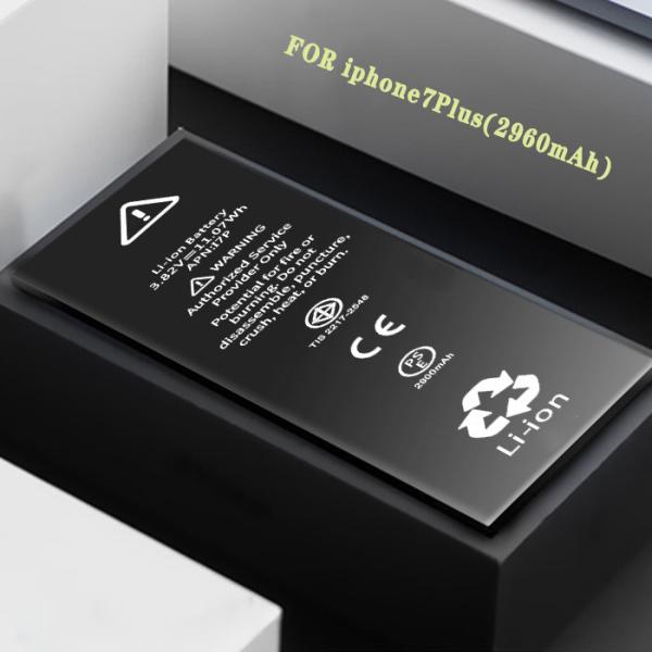 Buy cheap Rechargeable Mobile Phone Lithium Ion Battery 3.82V For Iphone 7 Plus 2960mAh from wholesalers