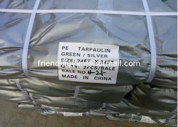 UV Resistant Heavy Duty Tarpaulin Tarp Grey Green 150gsm Anti Friction Car