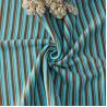 Buy cheap Sweat Absorbing 100 Cotton Stripe Fabric , Heavy Weight Striped Ribbing Fabric from wholesalers