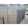 Buy cheap Grey Wooden Vein Natural Marble Tile Flat Edge Indoor / Outdoor Suit from wholesalers