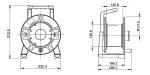 Anti Uv Plastic Portable Fiber Optic Cable Reel / Drum ISO9001-2015 Listed
